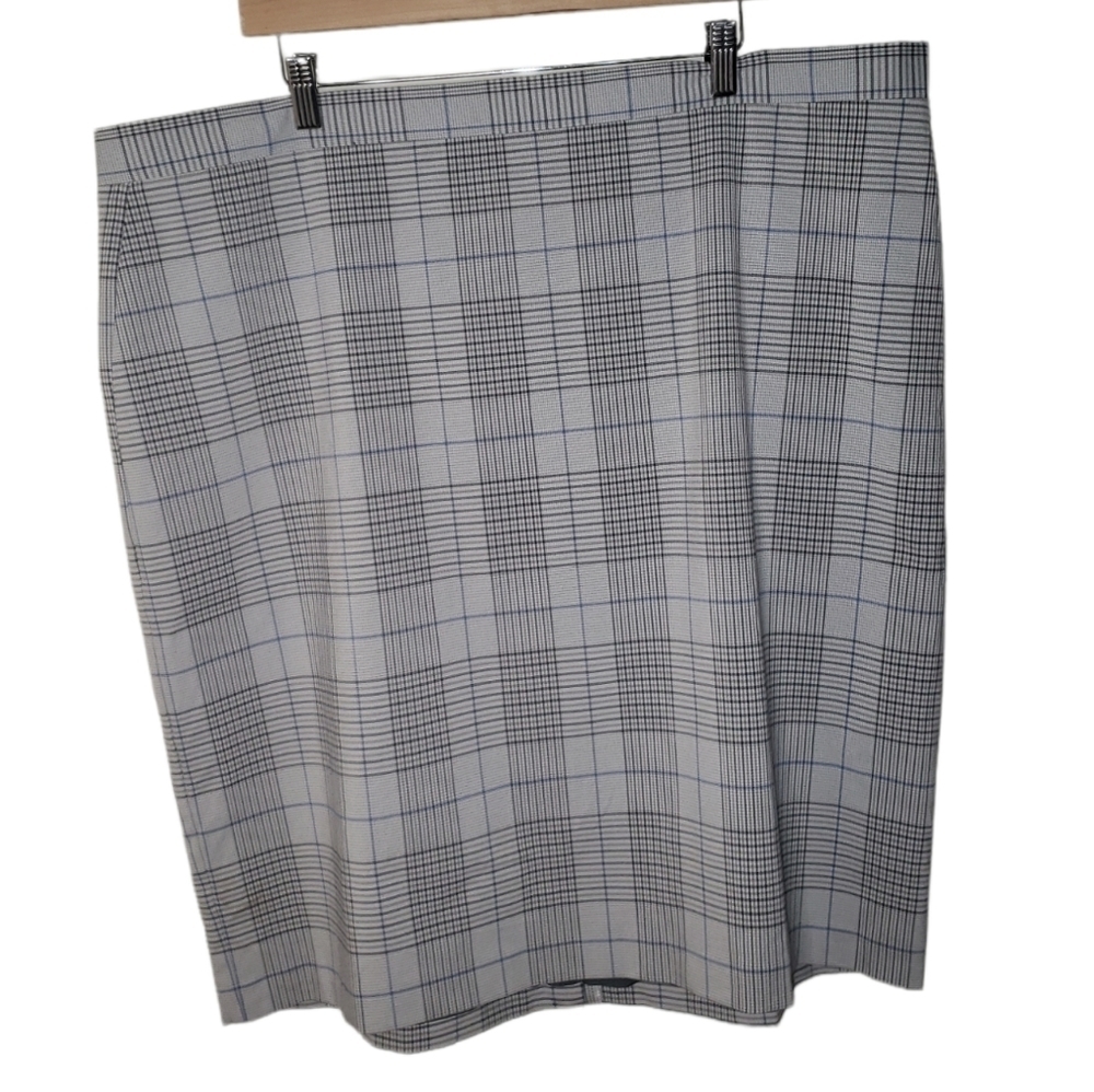 𝅺banana Republic Plaid Pencil  Skirt Plus - Women's